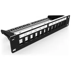 DIGITUS Modulares Patchpanel, 12-Port