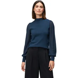 Zero Strickpullover mit transparenten Ärmeln 34