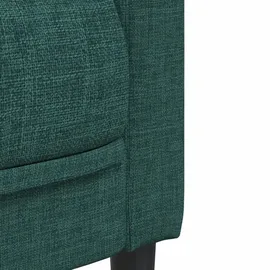 vidaXL Sessel Dunkelgrün Stoff 57,8 x 74,5 x 78,1 cm Grün