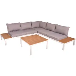 Gartenlounge-Set GARDEN PLEASURE "VALENTINA", grau, Sitzmöbel-Sets