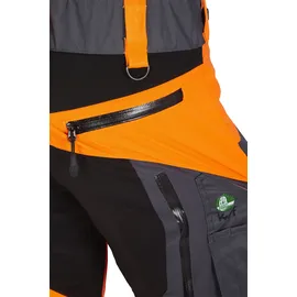 PSS Schnittschutzhose X-treme Air orange/grau, Größe 64