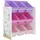 [en.casa] Kinderregal Muxía 60 x 62 x 26,5 cm Holzwerkstoff lila