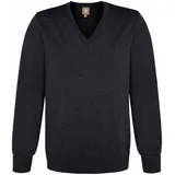 Maerz Muenchen Rundhalspullover grau 48