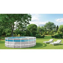 Intex PrismFrame Clearview 488 x 122 cm grau
