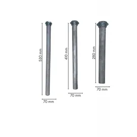 TWL Technologie Magnesiumanode Opferanode Speicher Anode Schutzanode Stabanode 200-1000 L für 200 ltr