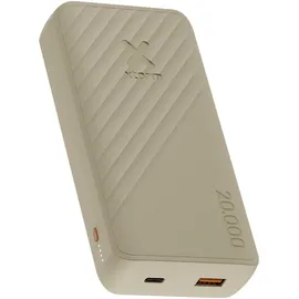 Xtorm Go2 USB-C Schnellladegerät Powerbank 20.000mAh Beige
