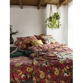 IRISETTE Monte 8584 Floral Rot 135 x 200 cm + 80 x 80 cm