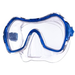 Salvas Schwimmbrille SALVAS Tauch Maske Drop Sr Schnorchel, Schwimm Brille Anti Beschlag Erwachsene blau