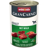 Animonda GranCarno Original Adult mit Wild Hundefutter nass