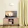Relaxdays Retro-Design TV-Lowboard 60 x 120 x 38 cm Hellbraun/Schwarz Holz/Metall
