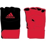 Adidas Herren Glove Traditional Grappling Kampfhandschuhe, Schwarz/Rot, S