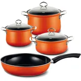 RIESS Nouvelle Corall Topfset 4-tlg. korallenrot