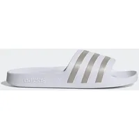 adidas Adilette Aqua Cloud White / Platinum Metallic / Cloud White 40,5