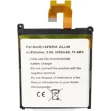 AccuCell Akku passend für Sony Ericsson Xperia Z2, L50, L50u, L50W, Xperia L50, Xperia L50T, Xperia L50W, 1588-4170, LIS1543ERPC