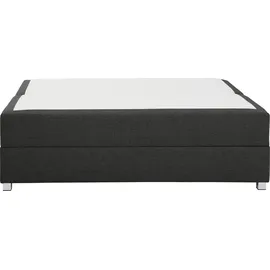 Home Affaire Boxbett HOME AFFAIRE "Alexis", grau (anthrazit), B:180cm L:200cm, Struktur fein (100% Polyester), Komplettbetten, ohne Kopfteil - ideal für Räume mit Dachschrägen; in 4 Breiten