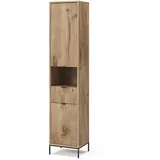 Vicco Eliza Viking Oak 40 x 190 cm mit Tür und Schublade