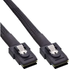 InLine SAS Kabel int., Mini-SAS SFF-8087/Mini-SAS SFF-8087, 0,5m