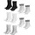 URBAN CLASSICS Sporty Socks 10-Pack 2 Paare Schwarz/Weiß/Grau 35-38