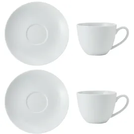 Mikasa Kaffeetasse 0,31 l Weiß 2 St.