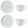 Mikasa Kaffeetasse 0,31 l Weiß 2 St.