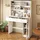 Okwish Küchenbuffet 120 x 180 x 45 cm Weiß