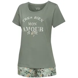 vivance dreams by lascana Shorty Pyjama grün 32/34