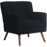 CLP Sessel Kioni Cordbezug, schwarz