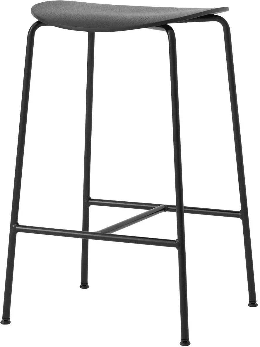 &Tradition Pavilion AV37 Barhocker, höhe 68 cm, eiche schwarz lackiert