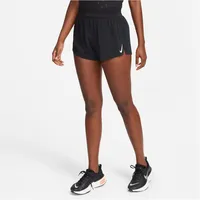 Nike Damen AeroSwift Dri-FIT ADV Mid-Rise Shorts schwarz
