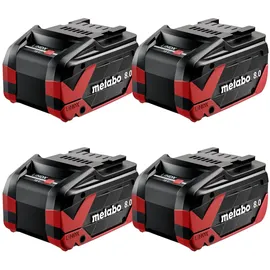 Metabo 4x LiHDX Akkupack 18 V 8,0 Ah