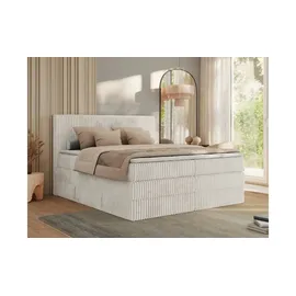 MKS Meble Tiliano King 180 x 200 cm H3 Beige