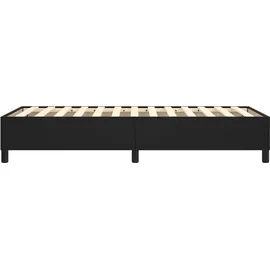 vidaXL Boxspringbett 100 x 200 cm Schwarz