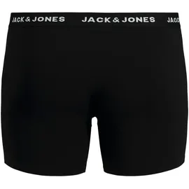JACK & JONES Huey Boxershorts 5 Einheiten Black / Detail Black / Black / Black / Black 4XL
