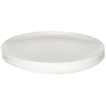 H&H Pizza Teller 32 cm weiß 6er Set