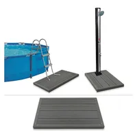 vidaXL WPC Bodenelement für Solardusche 45016