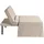 Atlantic Home Collection Multifunktionshocker Finn 100 x 70 x 41 cm Creme