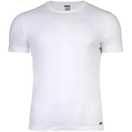 Diesel Herren T-Shirt, 6er Pack - RANDAL, Unterhemd, Rundhals, kurzarm, Baumwolle Schwarz/Blau/Weiß L