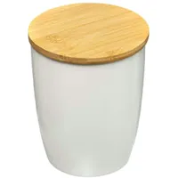 Five 5five - keramikglas bambusdeckel "seramik" 0,85l weiß