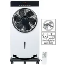 Sichler Haushaltsgeräte Sprühnebel-Standventilator 30 cm Weiß
