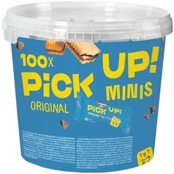 PICK UP! 100er-Pack Mini-Doppelkeks-Riegel »PiCK UP! minis Original Choco«
