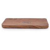 Decoris Frühstücksbrettchen Holz 1 22 x 12 cm Natur/Braun