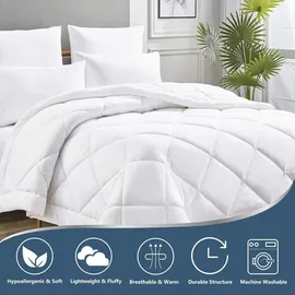 yasmeng kuscheldecke Kinder Bettdecke 200x200cm Steppdecke Mikrofaser 300gsm