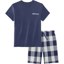 Buffalo Pyjama Kurz Blau 134-140
