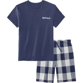 Buffalo Pyjama Kurz Blau 134-140