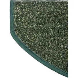 HANSE HOME Exclusiv Stufenmatte »Liberty«, halbrund, 7 mm Höhe, Uni, robust, kräftige Farben, Meliert, Treppe, Gekettelt, 15 er Set grün