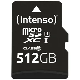 Intenso Performance R90 microSDXC 512GB Kit, UHS-I U1, Class 10 (3424493)