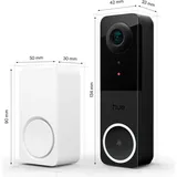 Philips Hue Secure video doorbell + Smart Chime bundle