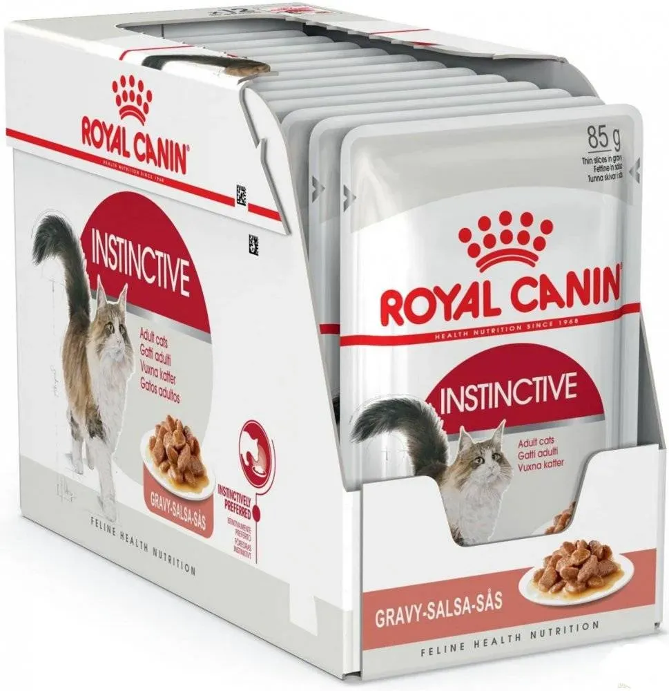 Royal Canin Katzenfutter Instinctive in Soße 12x85g (Mit Rabatt-Code ROYAL-5 erhalten Sie 5% Rabatt!)