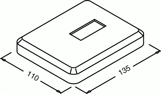 Zehnder Zubehör Kunststoffkappe AD1 für STF 703000