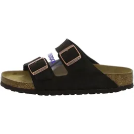 Birkenstock Arizona Mocca Weichbettung Veloursleder Schmal Unisex - Braun 40